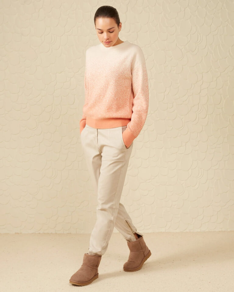 Sweater Dip Dye Yaya rood