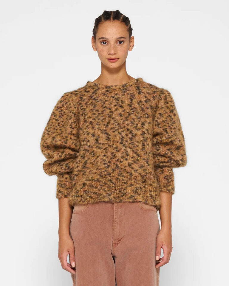 Sweater Leopard 10Days bruin