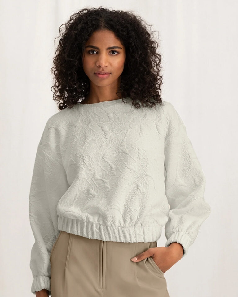 Sweater Structure Ivory White Yaya
