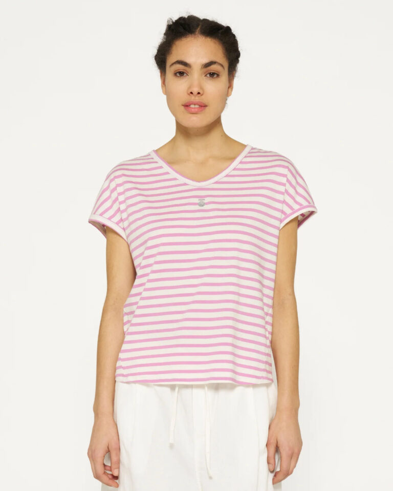 T-shirt Stripes Violet 10Days