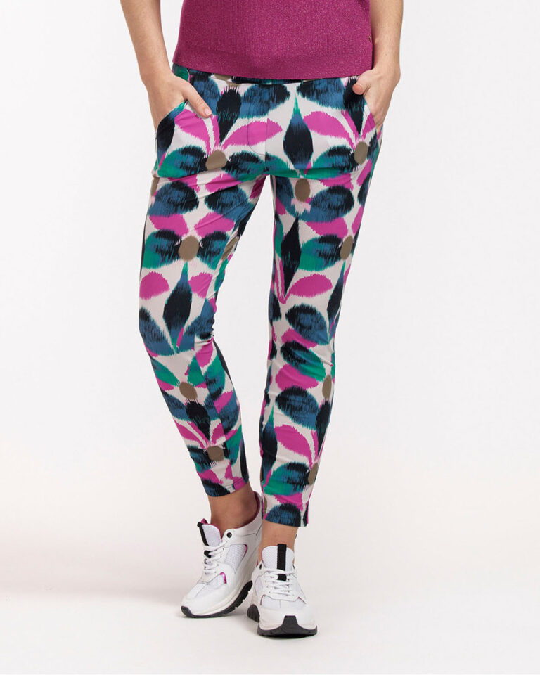 Broek Startup Dragonfly Studio Anneloes print multicolor