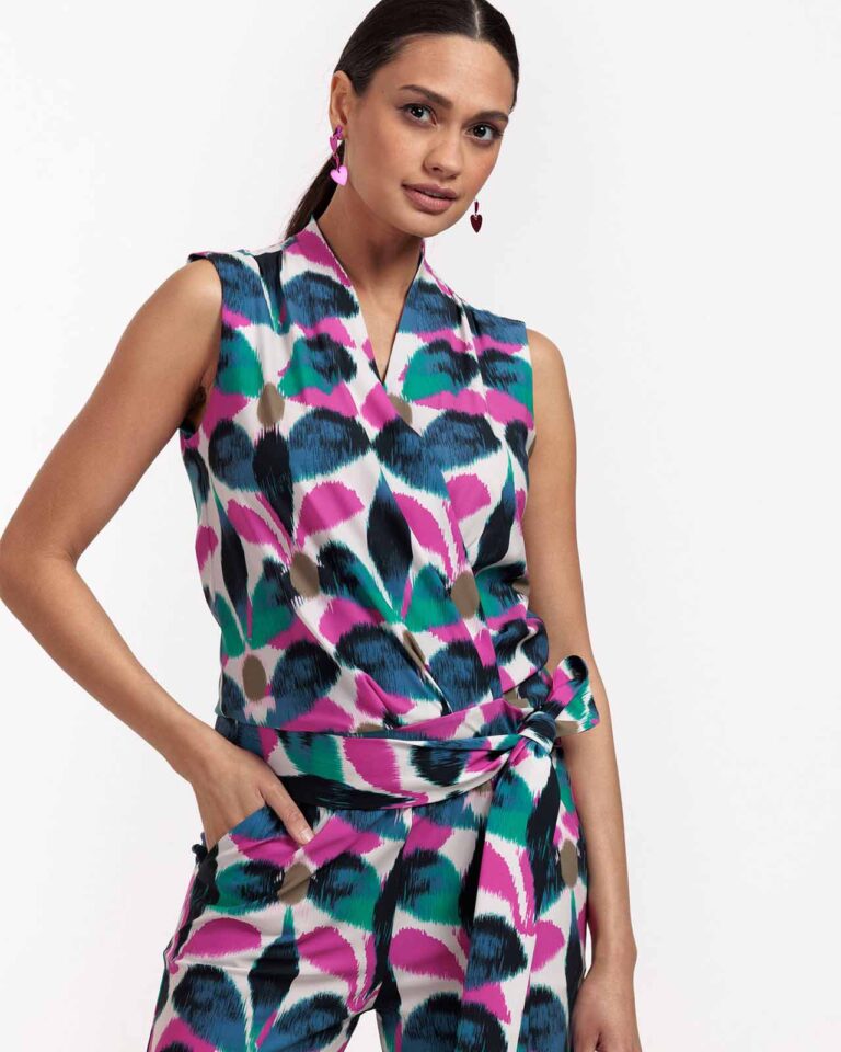 Jumpsuit Feda Dragonfly Studio Anneloes multicolor