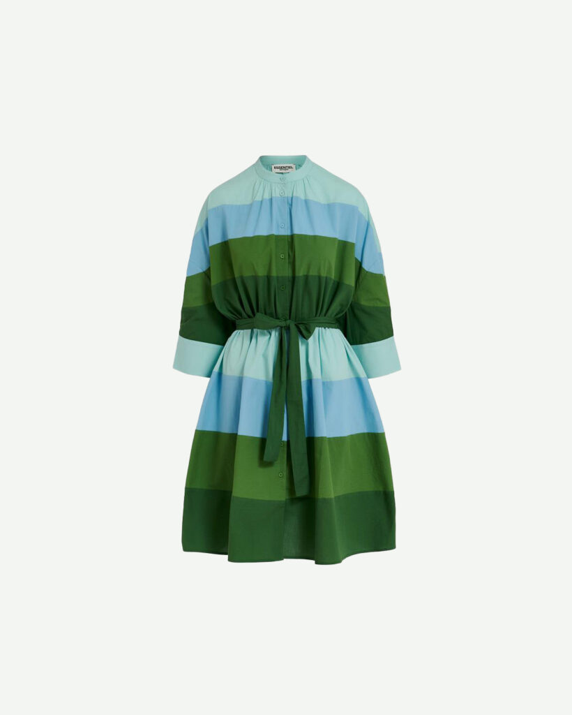 Jurk Frederique Essentiel Antwerp groen blauw