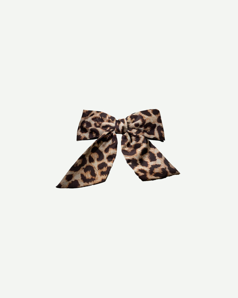 Haarclip Strik Leopard Bow19