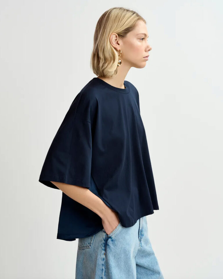 T-shirt Grovel Navy Essentiel Antwerp