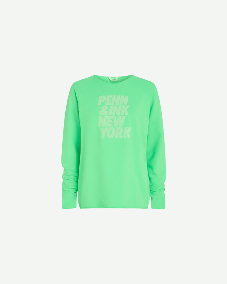 Hoodie Sweater Vivid Green Penn&Ink