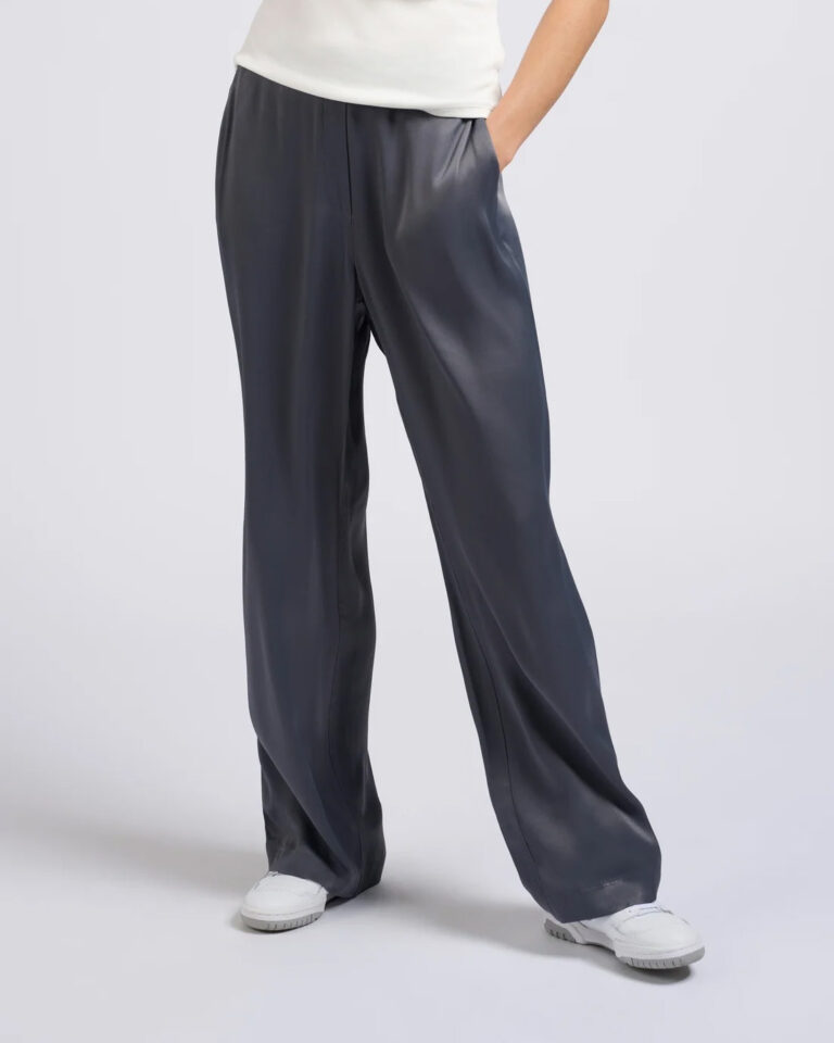 Broek Satin Antraciet Grey Yaya