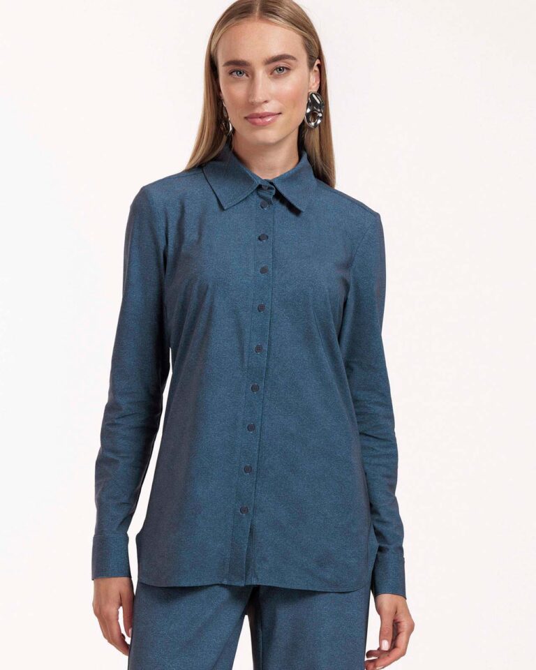 Blouse Poppy Denim Studio Anneloes blauw