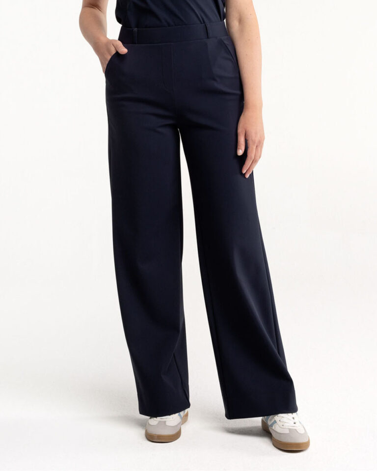 Broek Lexie Bonded Dark Blue Studio Anneloes