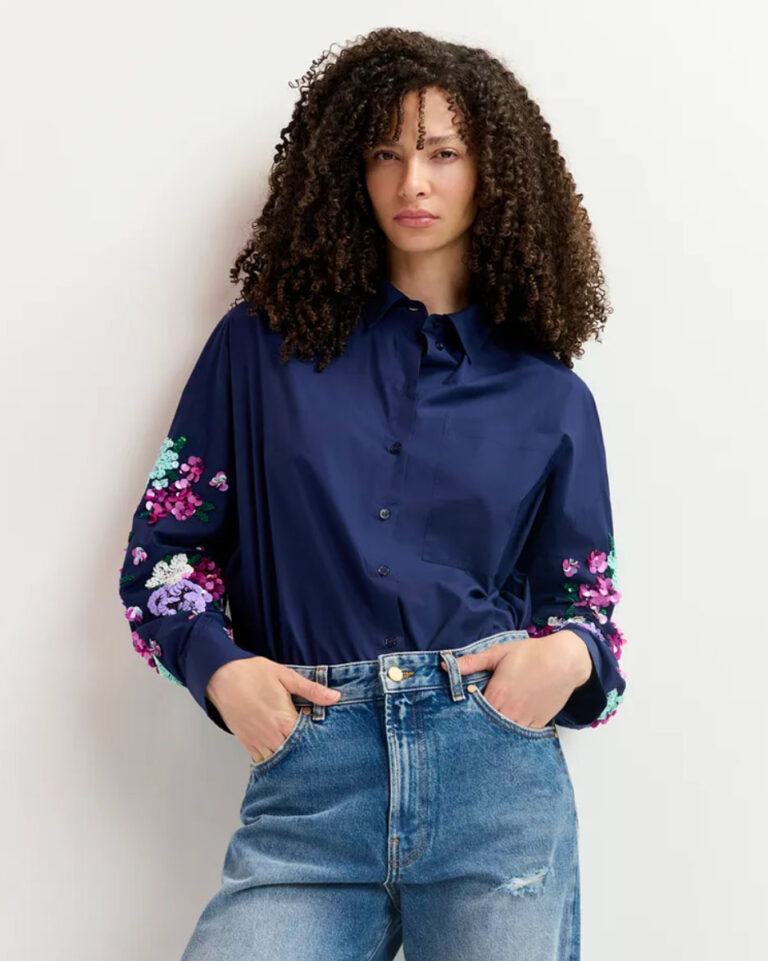 Blouse Gristle Essentiel Antwerp blauw