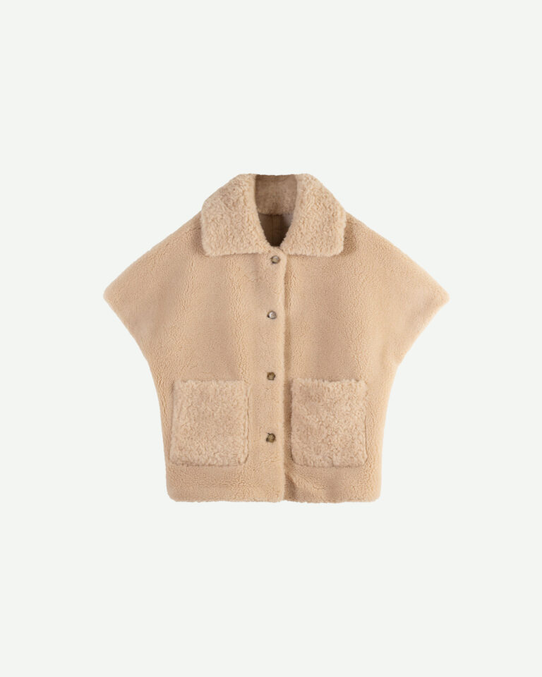 Bodywarmer Linnea Studio AR beige teddy