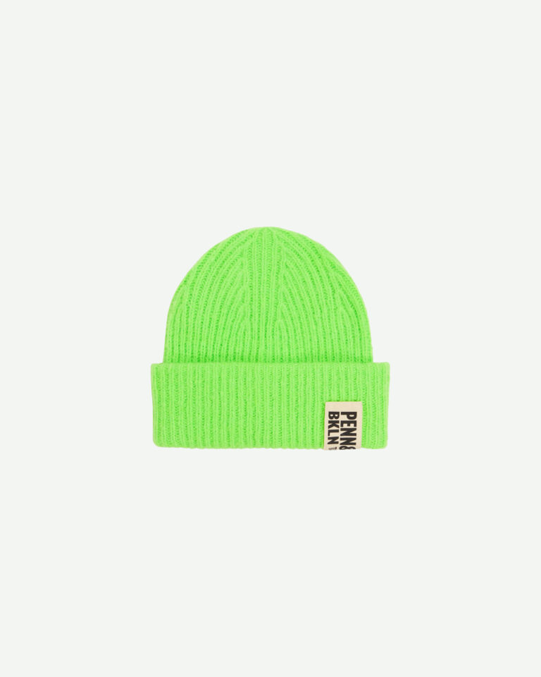 Beanie Vivid Green Penn&Ink muts groen