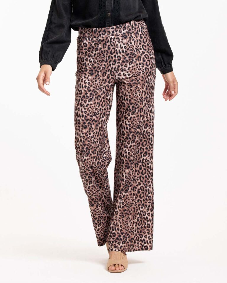 Broek Marilon Animal Studio Anneloes bruin