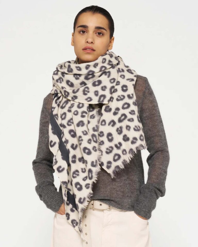 Scarf Leopard Light Natural 10Days