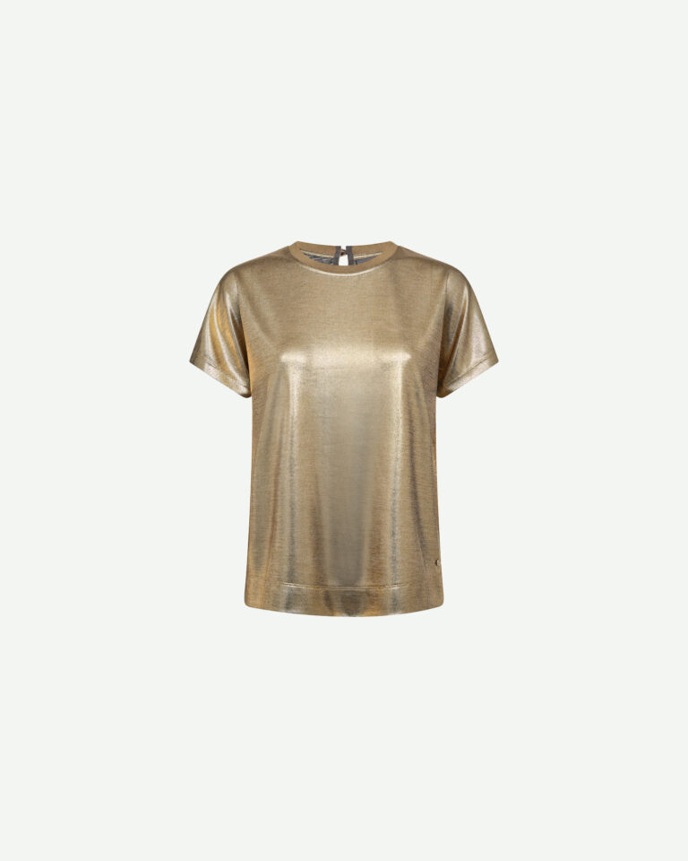 T-shirt Nivola Gold Mos Mosh goud