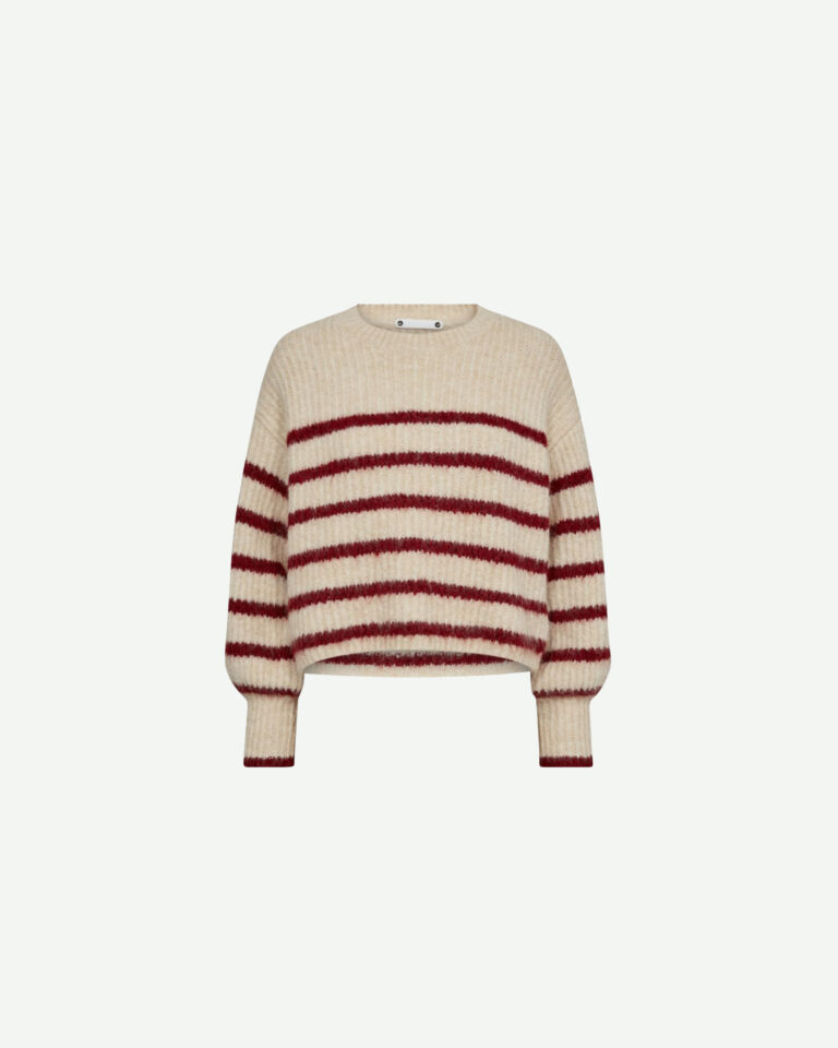 Trui Coralie Stripe Co'Couture rood