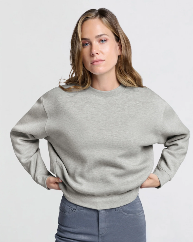 grey melange sweatshirt yaya