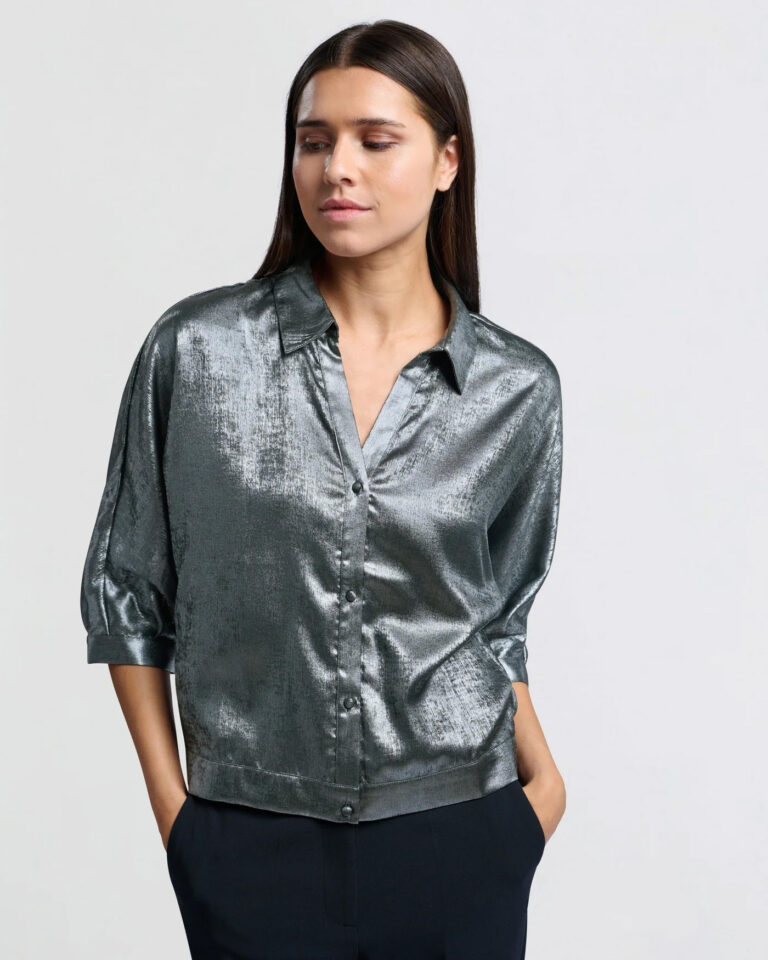 Metallic batwing blouse Yaya