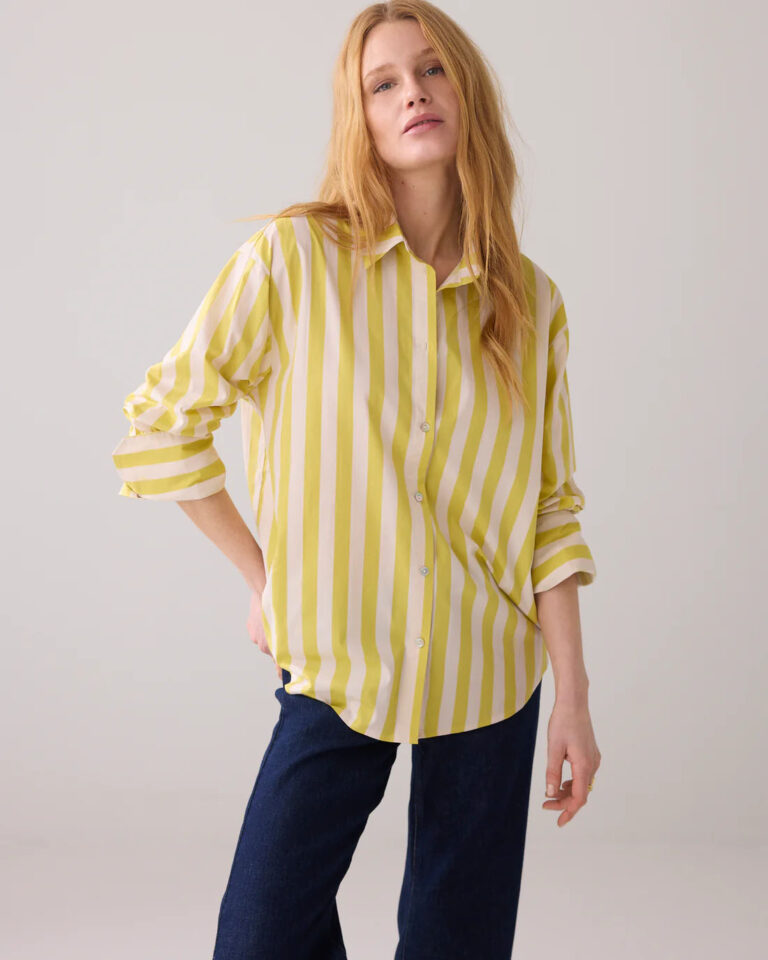 Blouse Stripe Mimosa Summum geel