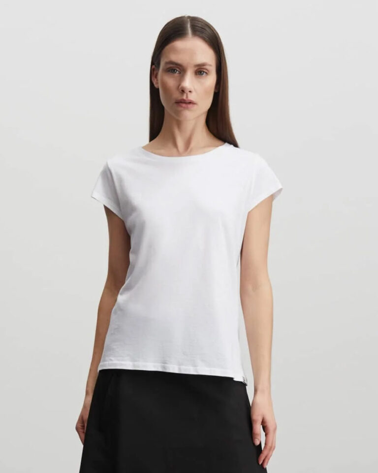 T-shirt Teasy White Mads Norgaard wit