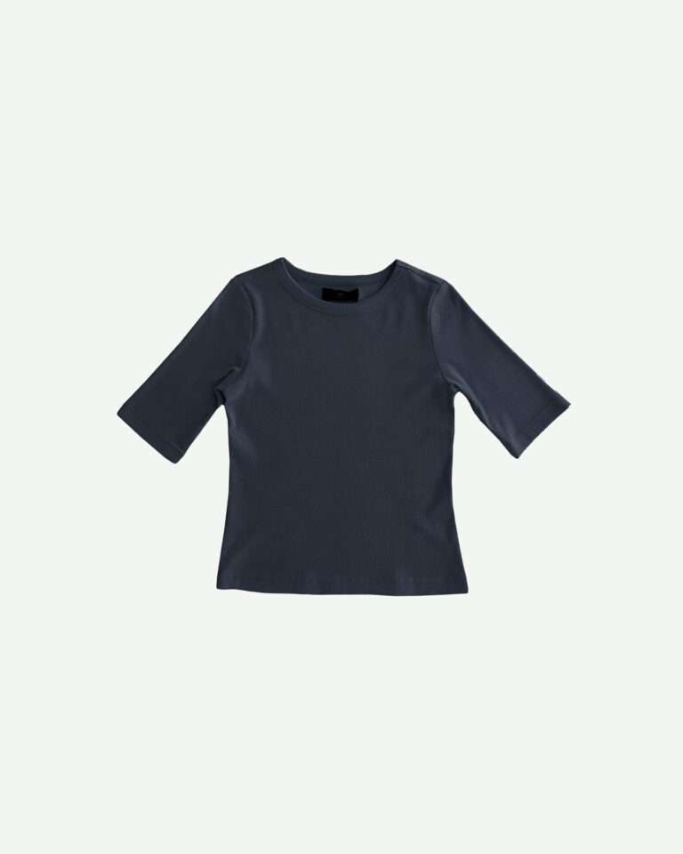 Shirt Lullu Navy With Black blauw