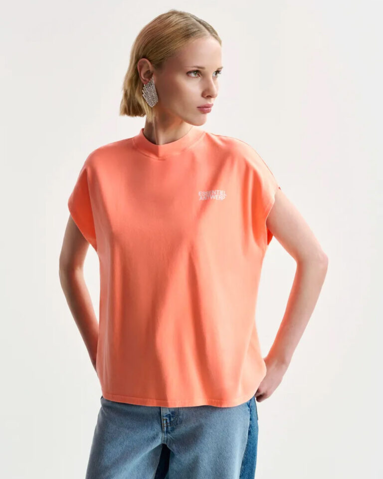 T-shirt Halarm Essentiel Antwerp koraal oranje