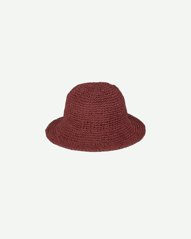 Straw Hat saverina solid rood Beck Sondergaard