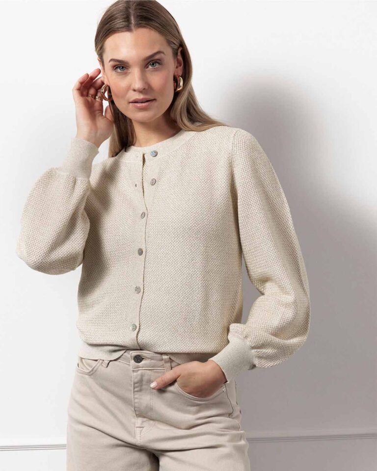 Vest Tommy Kit Studio Anneloes twinset ecru
