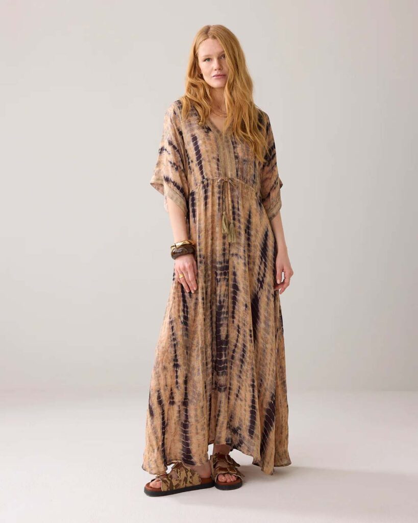 Jurk Tie Dye Summum multicolor maxi