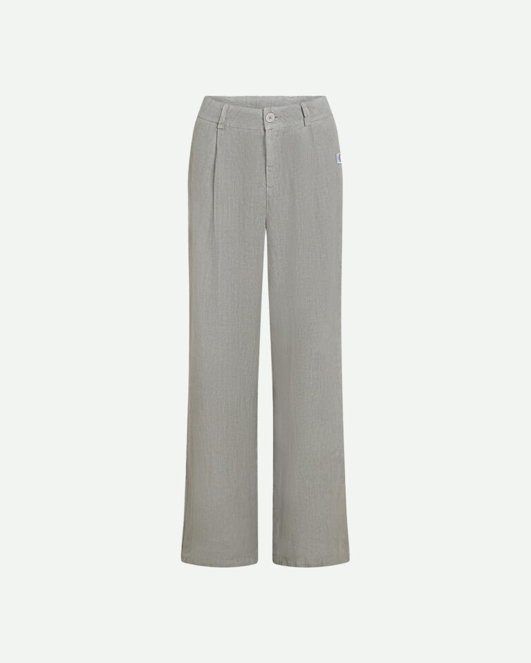 Broek Cool Grey Penn&Ink grijs linnen