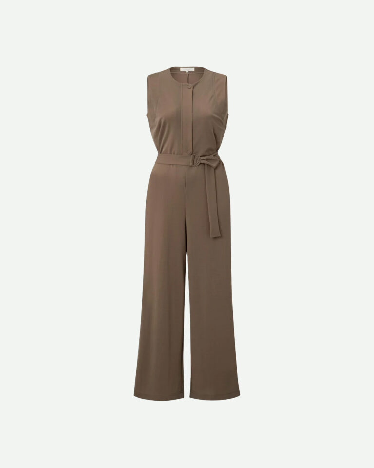 Jumpsuit Sleeveless Caribou Brown Yaya bruin