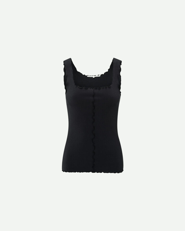 Top Washed Black Yaya zwart ruches