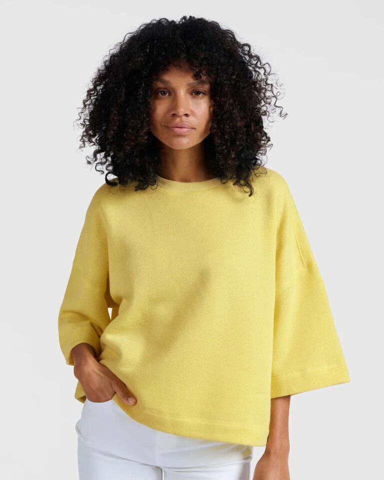 Sweatshirt Yellow Yaya lemon grass