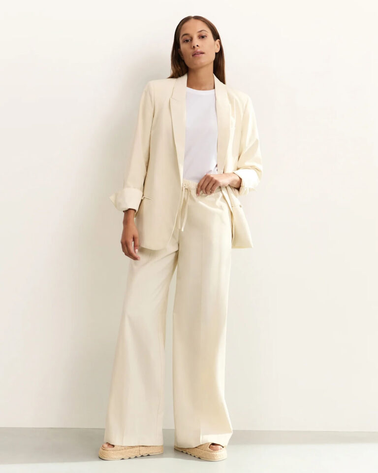 Broek Summer Sand Yaya ecru beige
