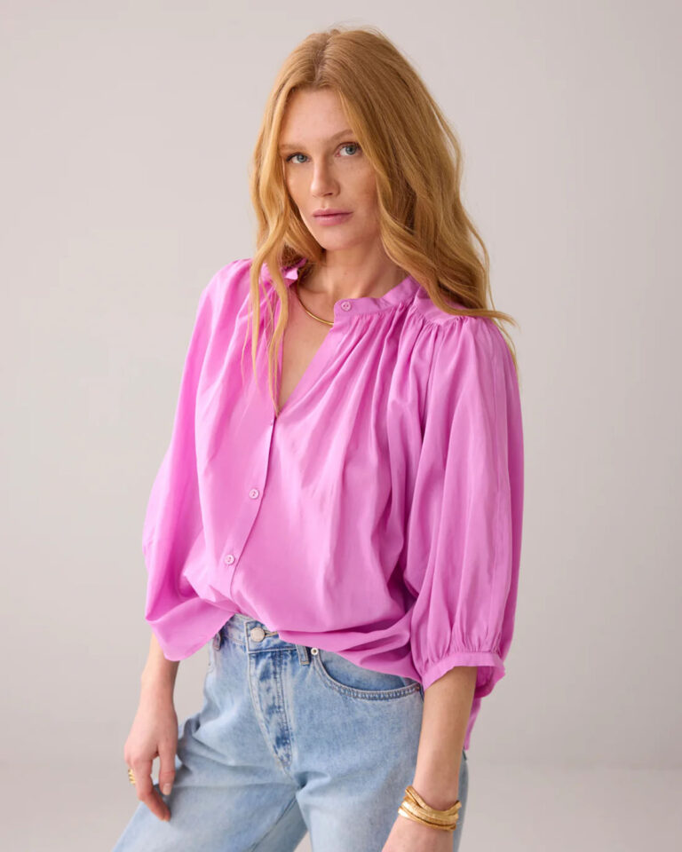 Blouse Cyclaam Summum roze paars
