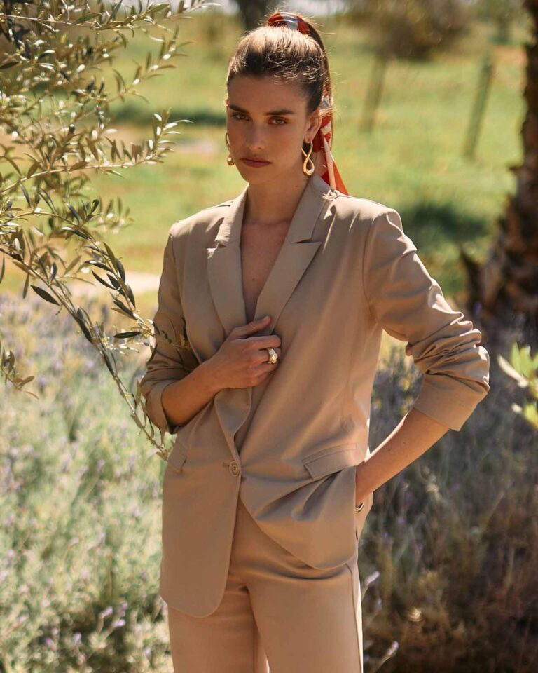 Blazer Fran Latte Studio Anneloes beige