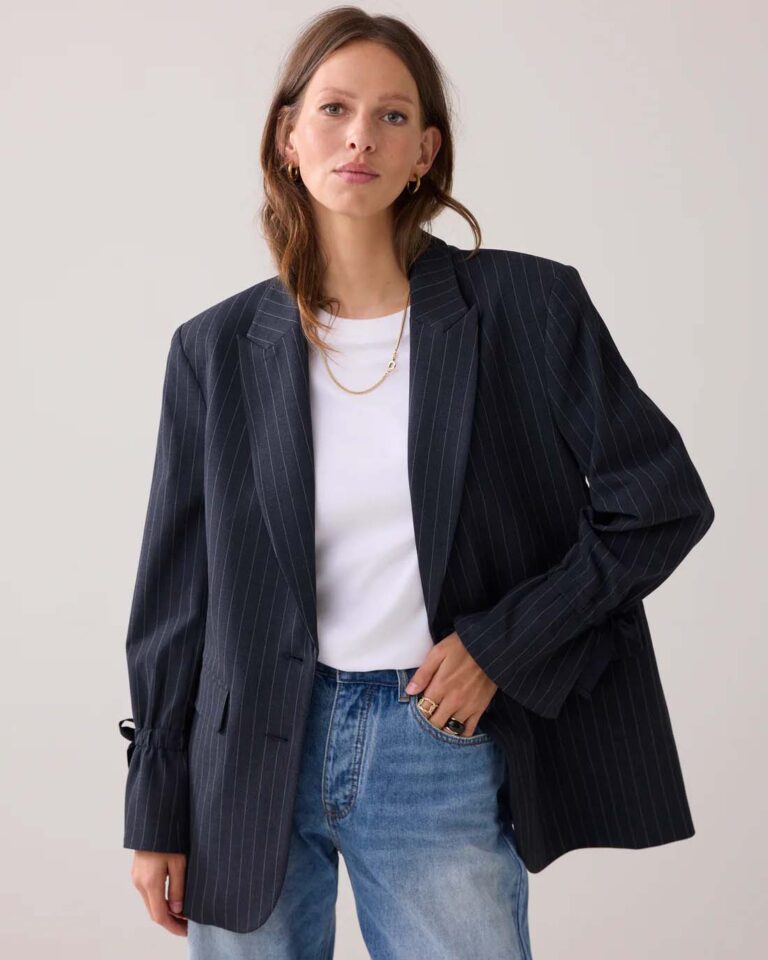 Blazer Pinstripe Blauw Summum