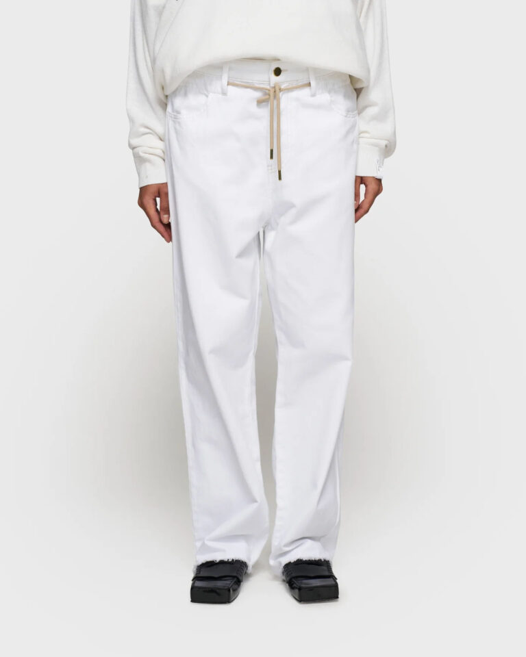 Broek Straight Optic White 10Days wit