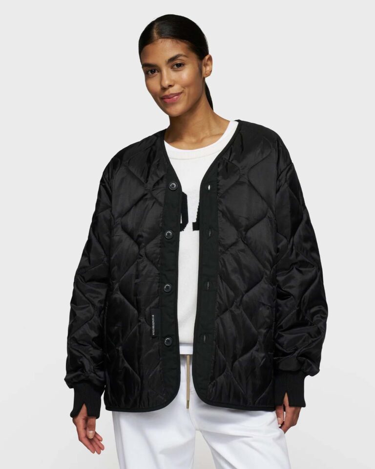 Jacket Light Padded Black 1Days zwart