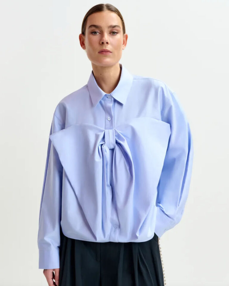 Blouse Ibow Strik Essentiel Antwerp blauw