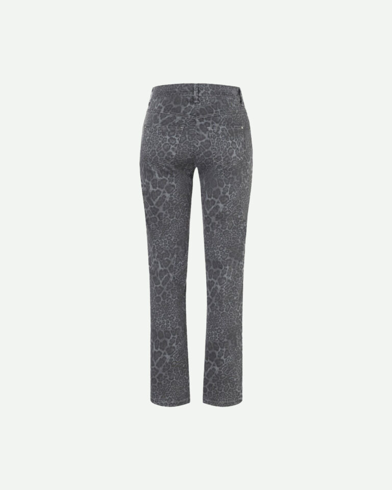 Jeans dream leopard grijs mac 1