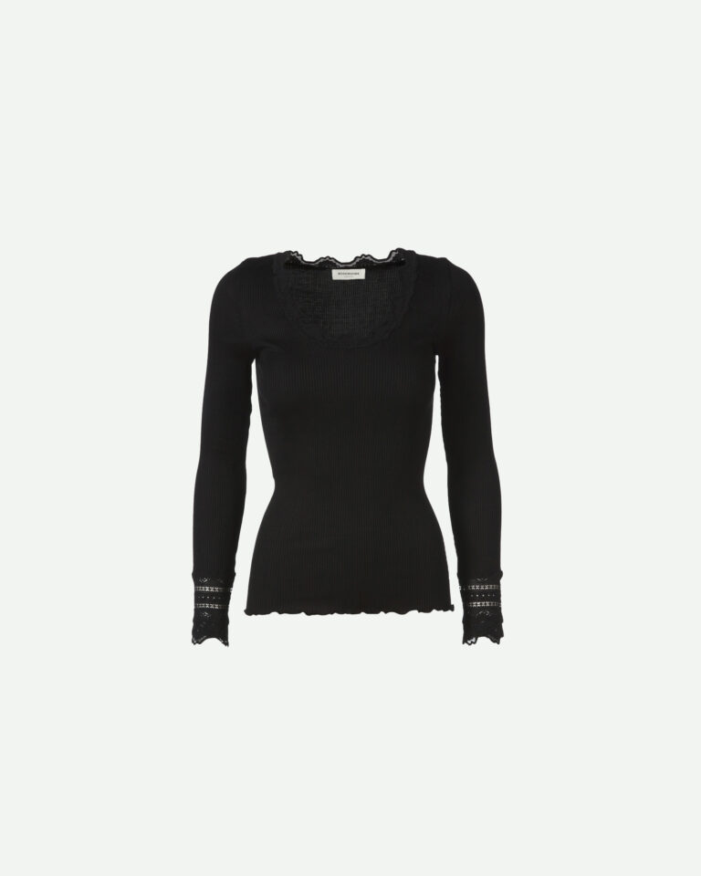 Longsleeve Benita Zwart Rosemunde 6316
