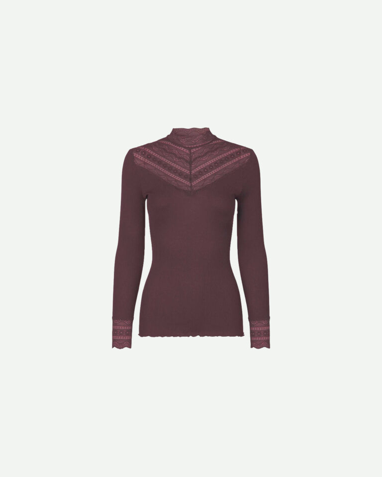 Longsleeve shirt benita rood fudge Rosemunde