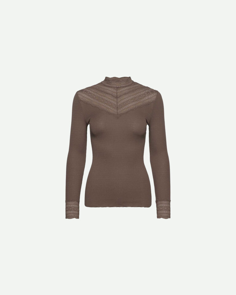 Longsleeve Benita Falcon Rosemunde beige grijs