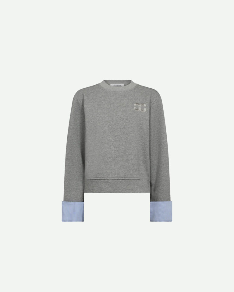 Sweater Daniella Cuff Co'Couture grijs melange