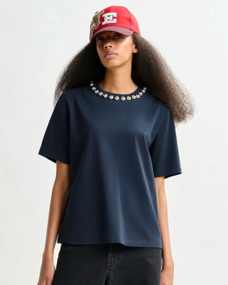 T-shirt Intenso Blauw Essentiel Antwerp