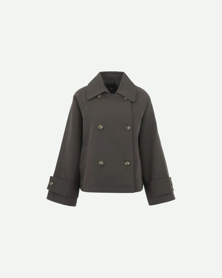 Trenchcoat grijs jimberly with black