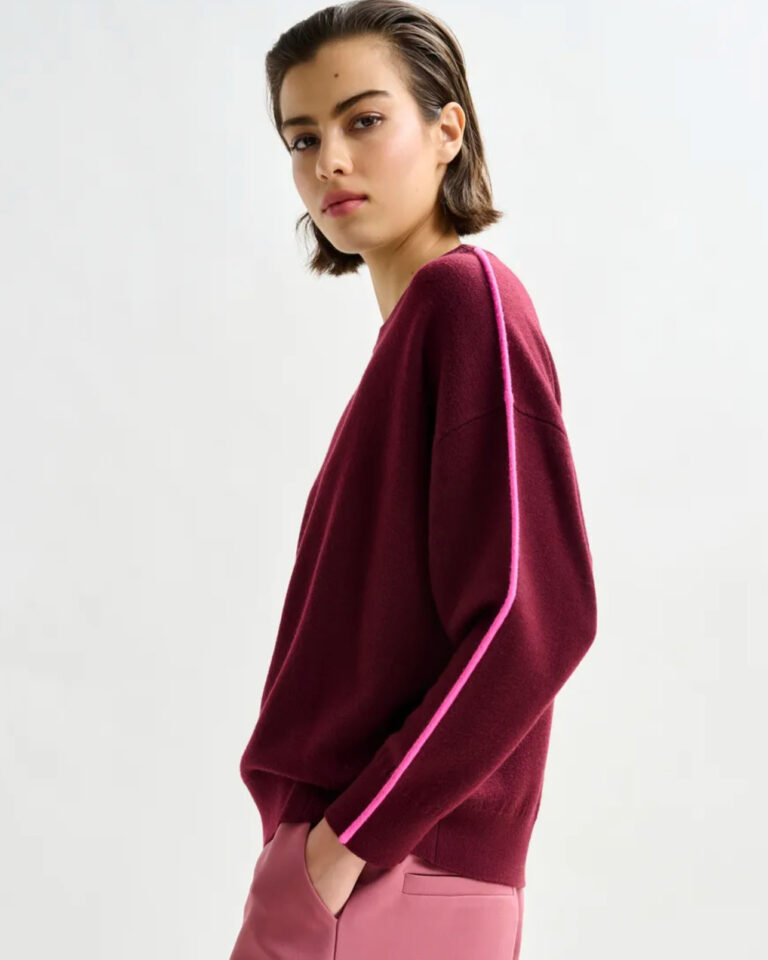 Trui Iruby Bordeaux Essentiel Antwerp rood roze