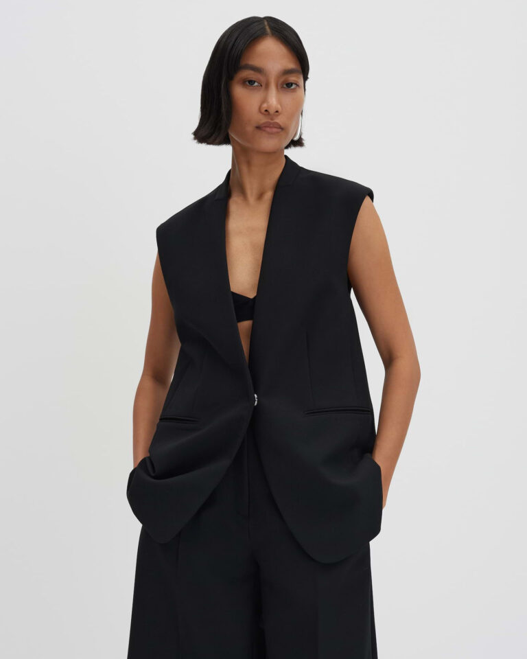 Gilet Nesti Zwart Someday mouwloos blazer