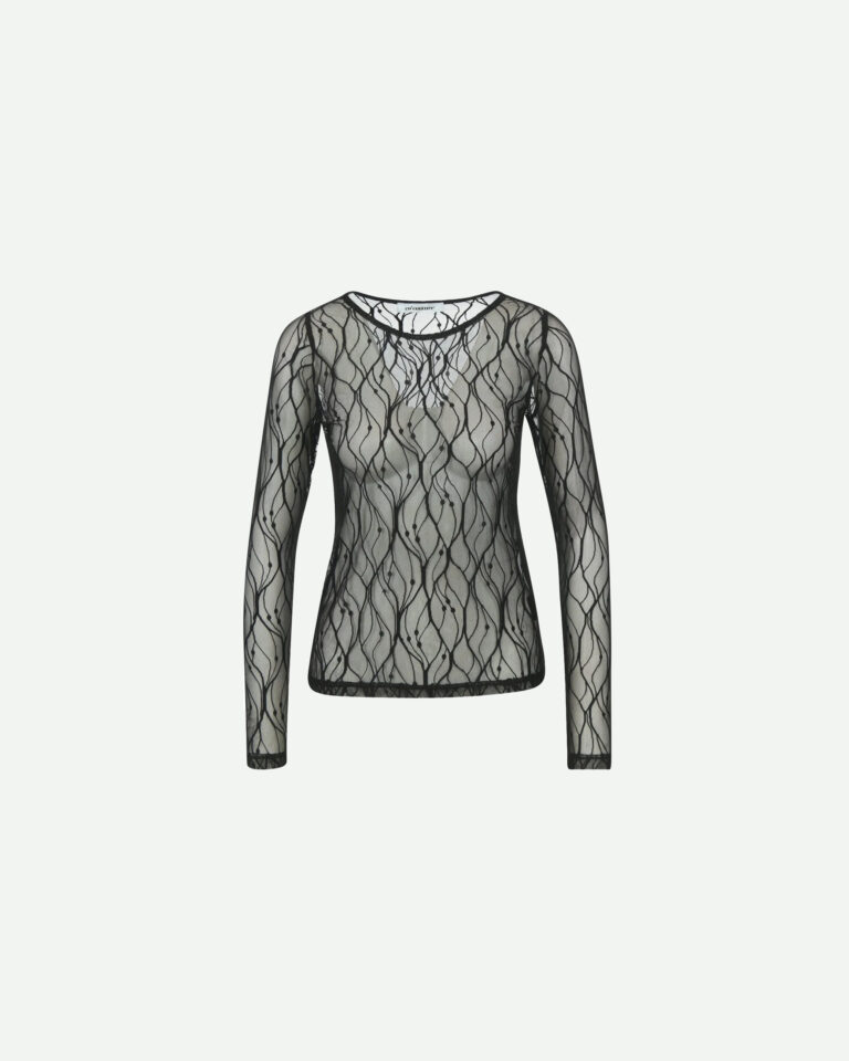 Shirt mercy mesh zwart co couture